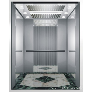 Lift Penumpang dengan Mesh Stainless Steel